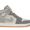 JORDAN 1 MID COCONUT MILK PARTICLE GREY