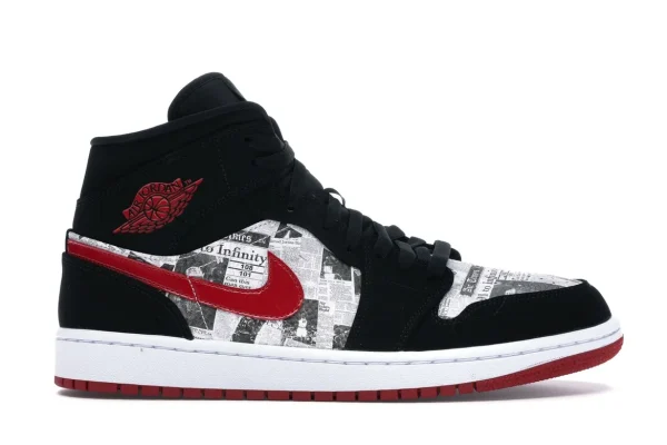 JORDAN 1 MID NEWSPAPER FIRST COPY