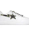 A BATHING APE BAPE STA LOW WHITE ABC CAMO GREEN FIRST COPY