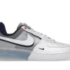 AIRFORCE 1 REACT SPLIT WHITE PHOTO BLUE first copy