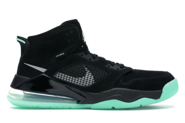 JORDAN 270 MARS BLACK GREEN GLOW first copy