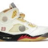 JORDAN 5 OFF WHITE SAIL first copy