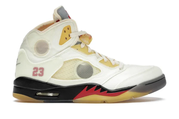 JORDAN 5 OFF WHITE SAIL first copy