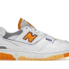 NEW BALANCE 550 WHITE VIBRANT ORANGE first copy