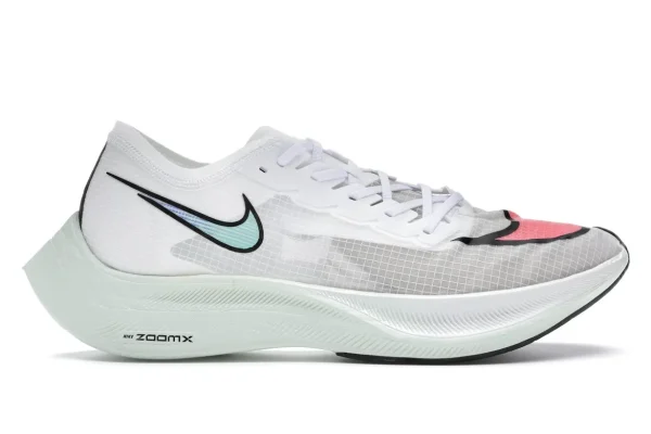 ZOOMX VAPORFLY NEXT% WHITE HYPER JADE FLASH CRIMSON FIRST COPY