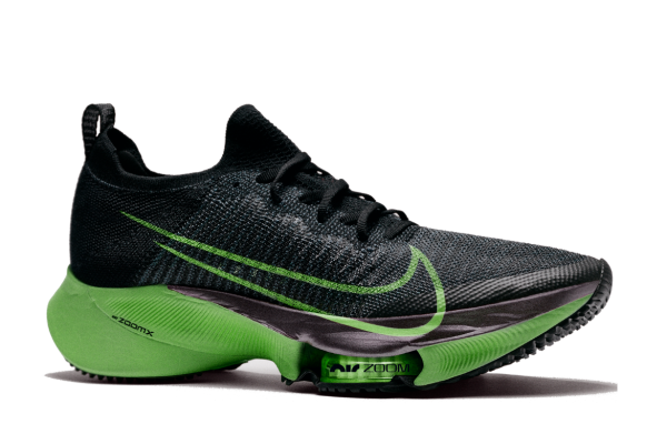 AIR ZOOM TEMPO NEXT% FLYKNIT BLACK ELECTRIC GREEN FIRST COPY