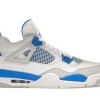 AIR JORDAN 4 RETRO MILITARY BLUE first copy