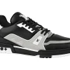LOUIS VUITTON LV TRAINER BLACK GREY WHITE first copy