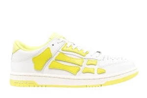 AMIRI SKEL TOP LOW WHITE FLUORESCENT YELLOW first copy