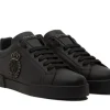DOLCE GABBANA CUSTOM 2 ZER0 HIGH TOP WHITE RED first copy