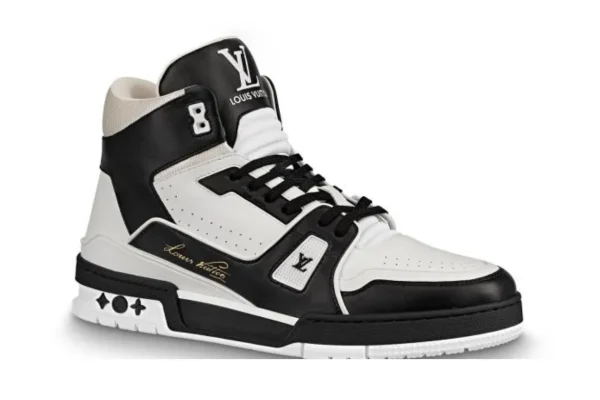 LOUIS VUITTON TRAINER MID TOP first copy
