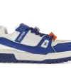 LOUIS VUITTON TRAINER MAXI BLUE WHITE first copy