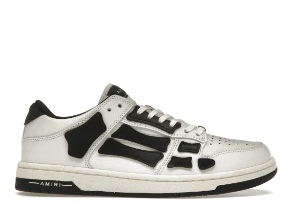 AMIRI SKEL TOP LOW WHITE BLACK WHITE first copy