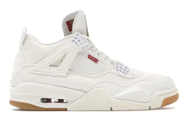 AJ RETRO 4 LEVIS WHITE DENIM