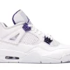 AJ RETRO 4 METALLIC PURPLE SEMI UA