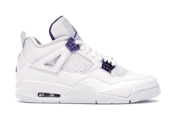 AJ RETRO 4 METALLIC PURPLE SEMI UA