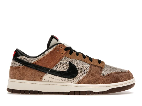 SB DNK LOW BROWN SNAKESKIN