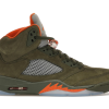 AJ RETRO 5 OLIVE GREEN