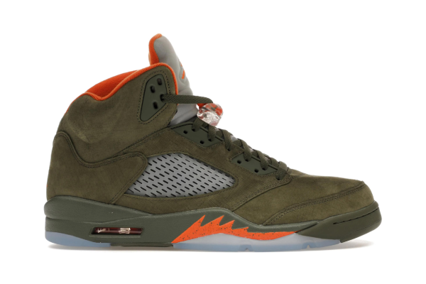 AJ RETRO 5 OLIVE GREEN
