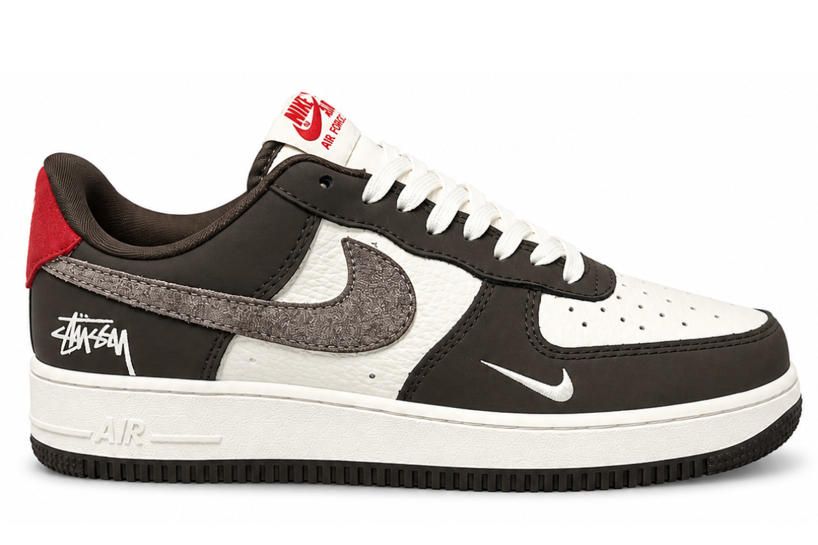 AF 1 LOW 07 X STUSSY BROWN