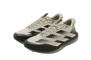 Adidas Adizero EVO SL ATR running shoe in Silver Pebble, side view