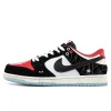 Nike SB Dunk Low Spider-Man Miles Morales sneaker, front view