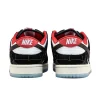Nike SB Dunk Low Spider-Man Miles Morales sneaker, angled view