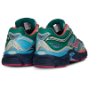 Saucony ProGrid Omni 9 running shoe in Spruce Sterling Orange, side view