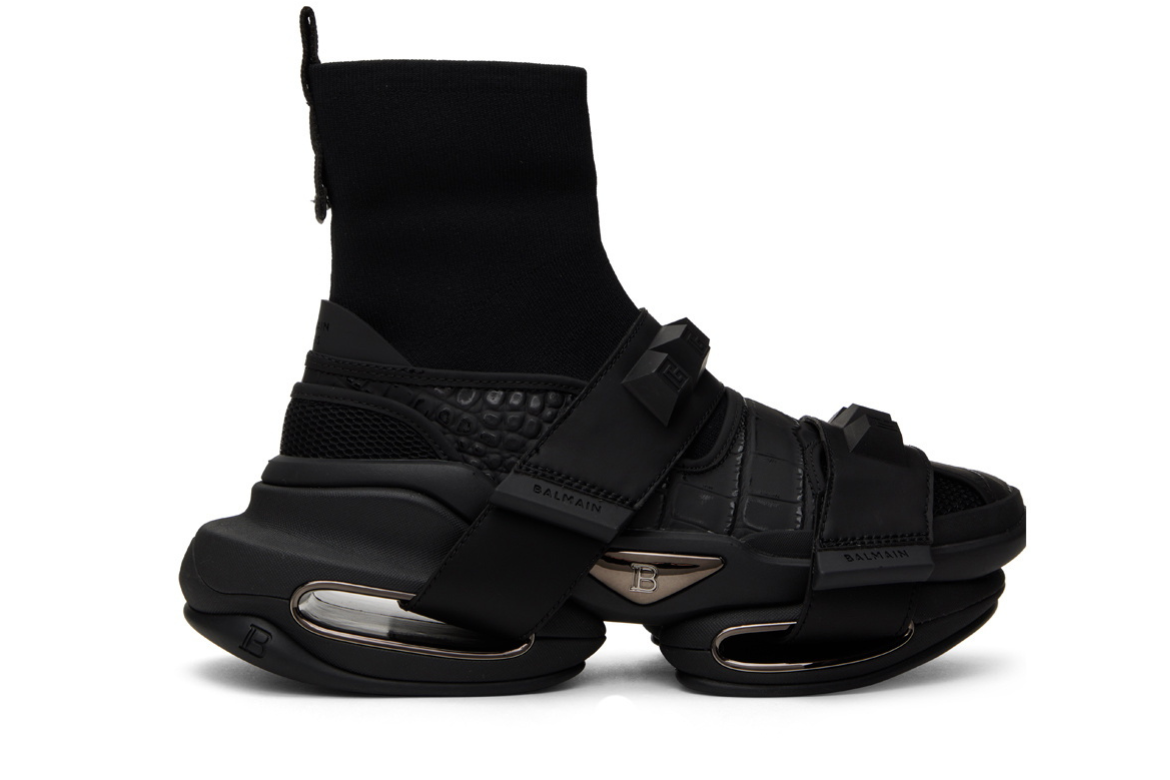 BLMN B-BOLD HIGH-TOP SNEAKERS FROM FEATURING BLACK