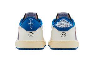 Alternative view of AJ RETRO 1 LOW X TRAVIS SCOTT FRAGMENT 2 0 UA QUALITY X HEAT