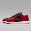 AJ 1 LOW GYM RED BLACK