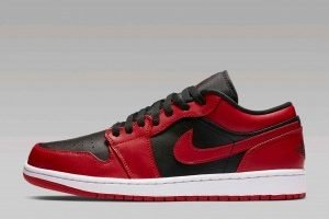 AJ 1 LOW GYM RED BLACK