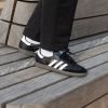 ADI SAMBA BLACK WHITE STRAP SEMI UA QUALITY WITH POLY BAG