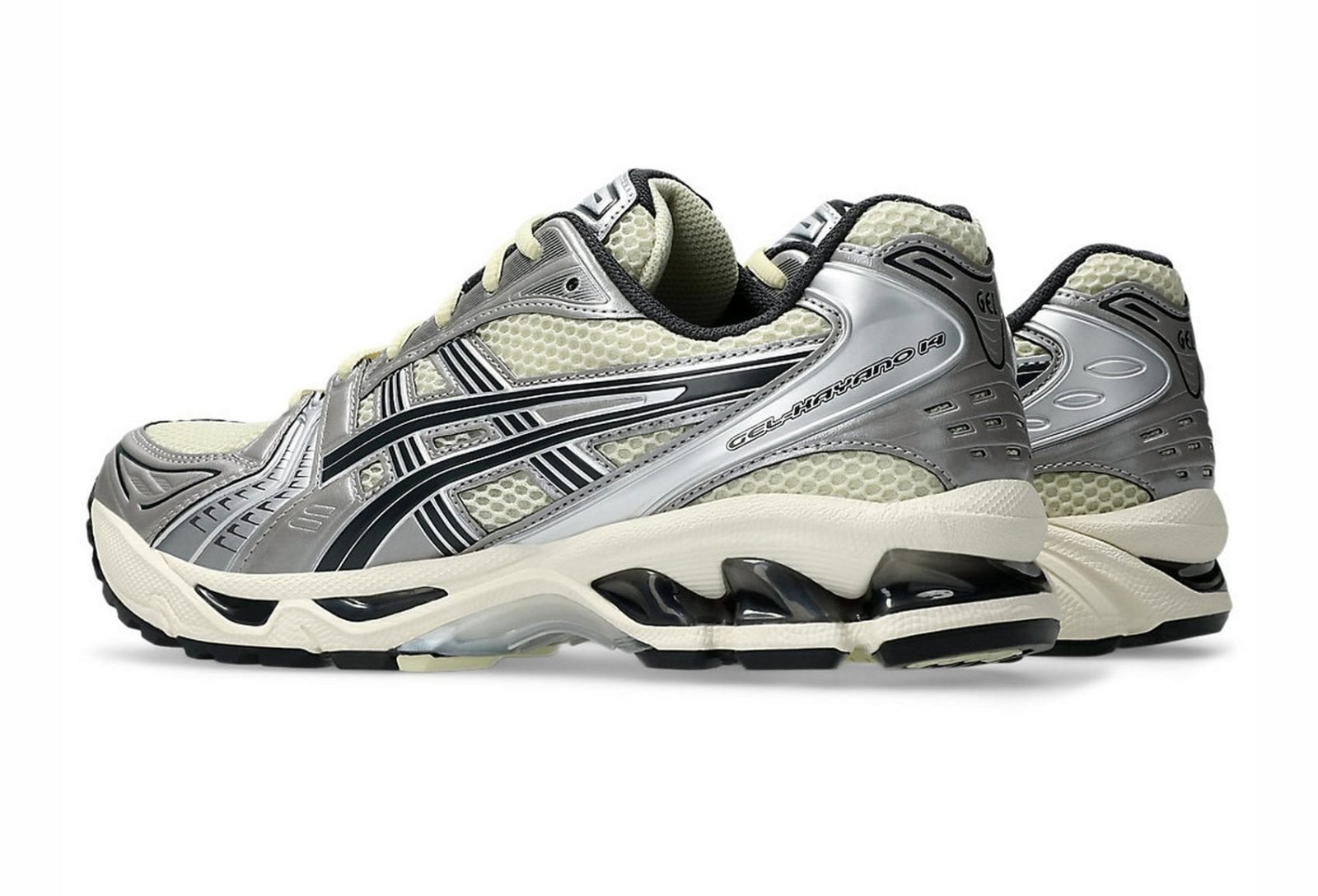 ASCS GEL KAYANO 14 CREAM METALLIC PLUM WITH OG KEYCHAIN - Image 5