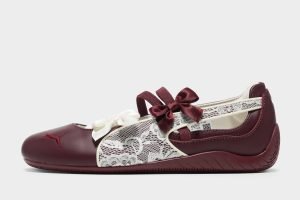 Alternative view of SPEEDCAT BALLET LACE MAROON