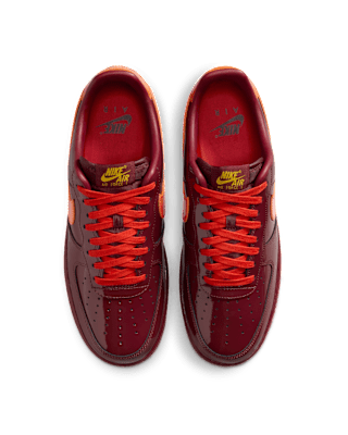 AF 1 LOW PATENT LEATHER DARK TEAM RED AND SAFETY ORANGE - Image 11