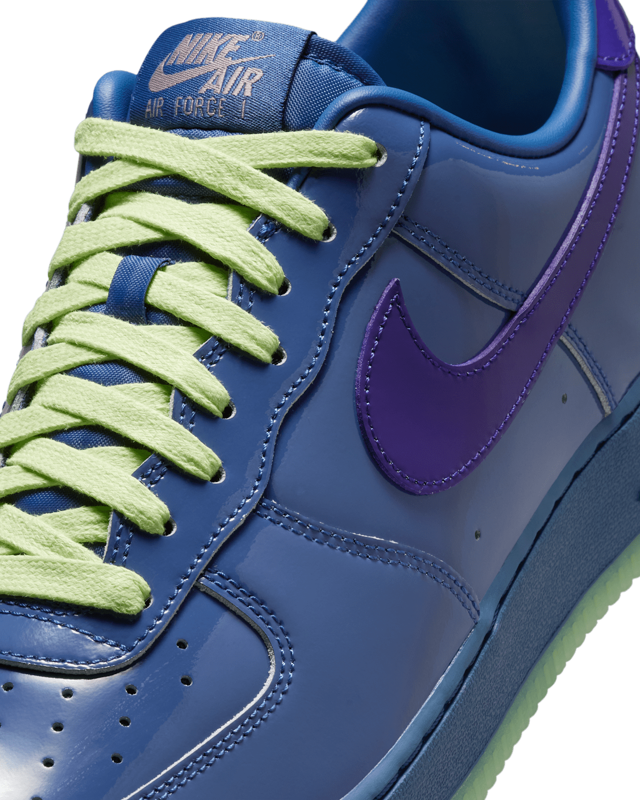 AF 1 LOW PATENT MYSTIC NAVY AND GREY ICE - Image 5