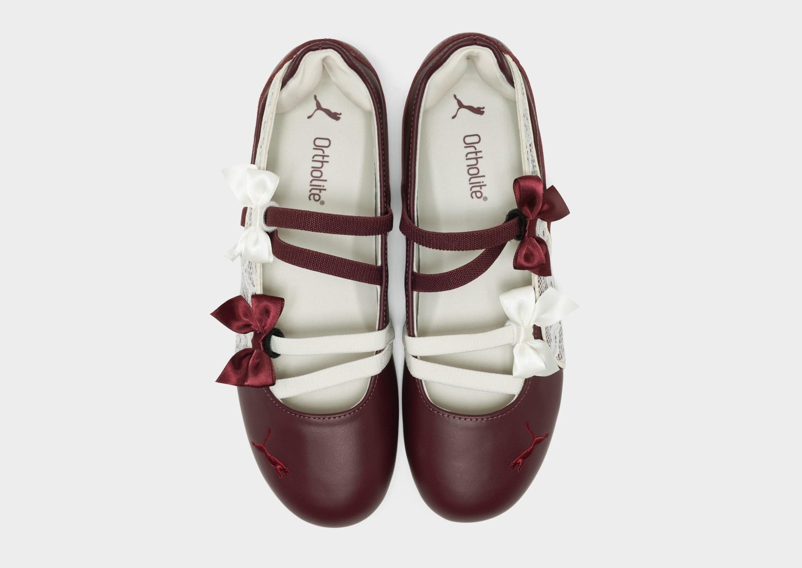 SPEEDCAT BALLET LACE MAROON - Image 9