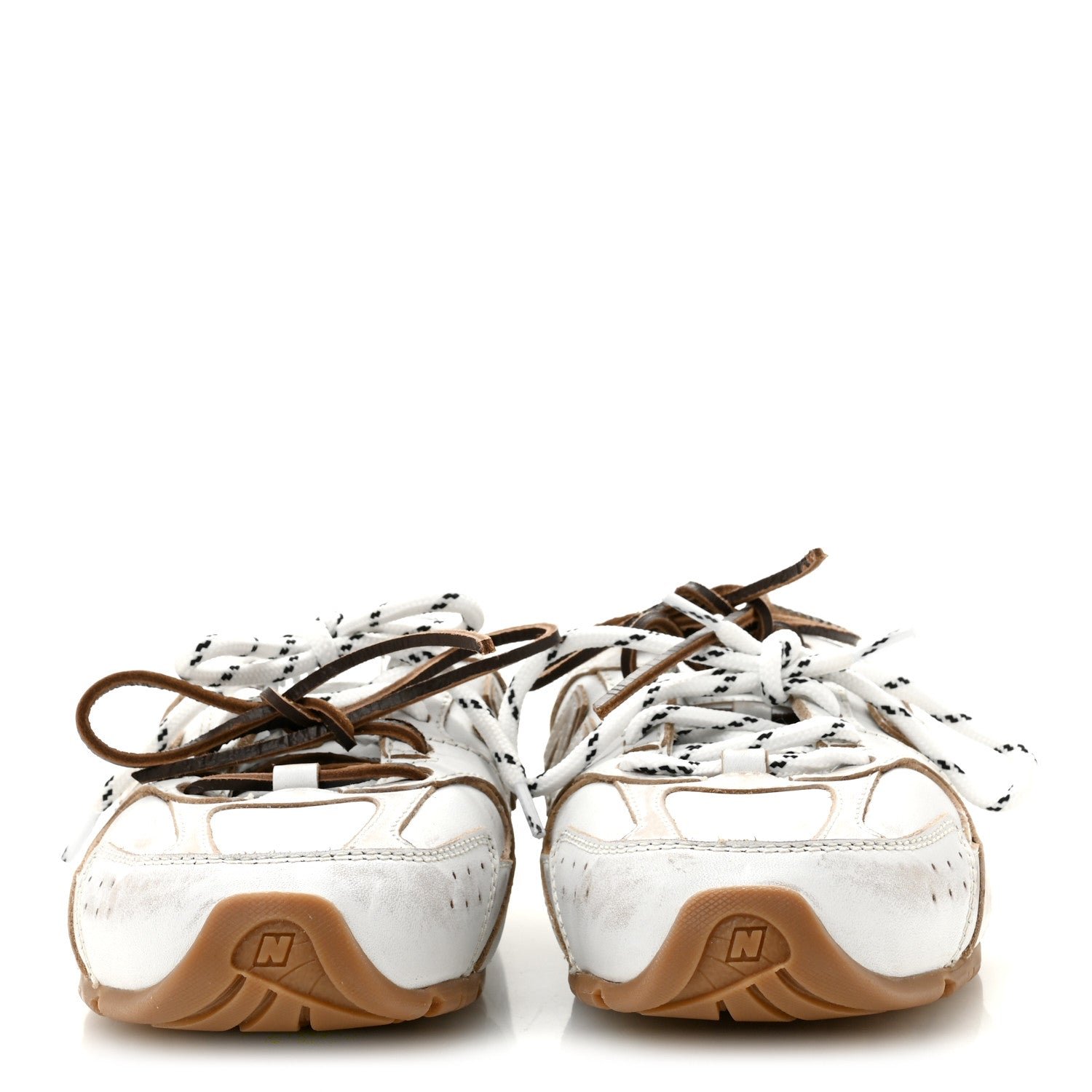 NB X MIU 530 SL DECO CALF LEATHER MULE - Image 7