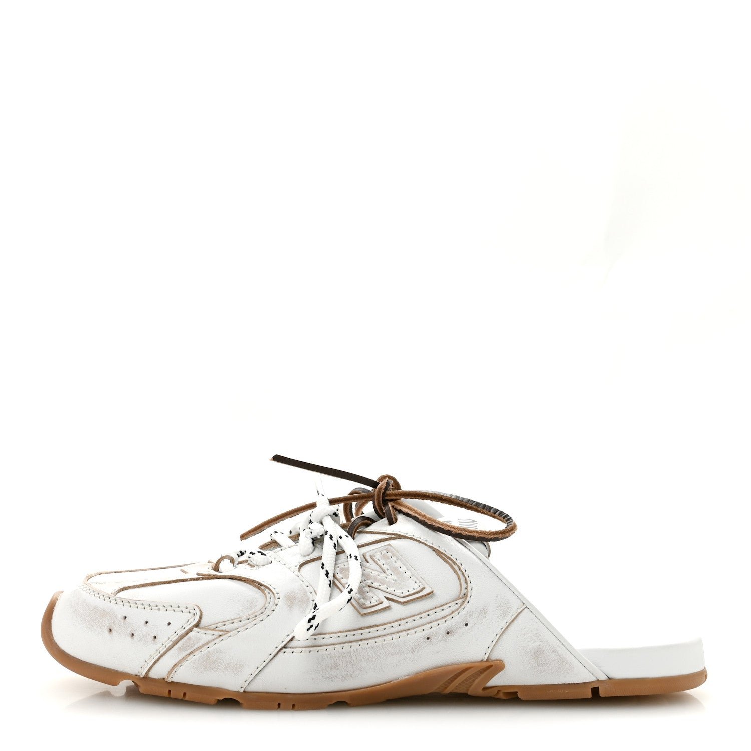 NB X MIU 530 SL DECO CALF LEATHER MULE - Image 2