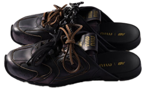 Alternative view of NB X MIU 530 SL DECO CALF LEATHER MULE