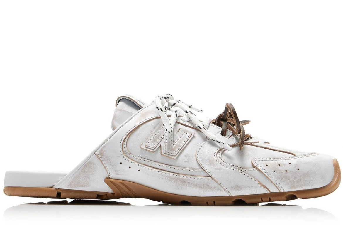 NB X MIU 530 SL DECO CALF LEATHER MULE