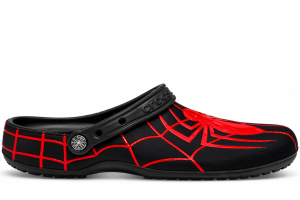 CROXS X MARVEL BLACK RED SPIDERMAN CLOG