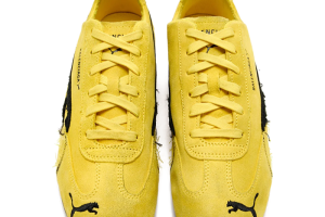 Alternative view of BLNCG X SPEEDCAT YELLOW SUEDE