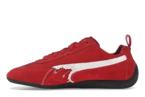 Alternative view of BLNCG SPEEDCAT SUEDE DISTRESSED RED WHITE